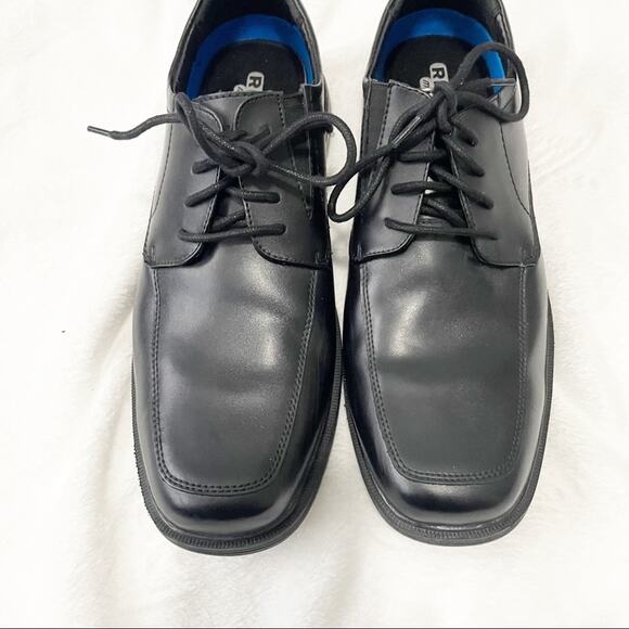 Skechers relaxed fit memory foam lace up square toe shoe size 9.5 men’s NEW main image 4
